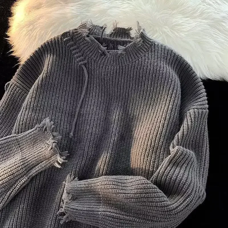 Winter Clothing Korean - Abbigliamento uomo pullover maglione lavorato A