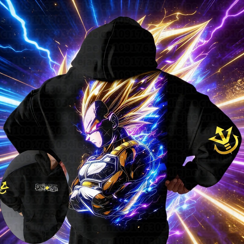 Winter Clothing Anime - Felpa con Cappuccio Dragon Ball 2026