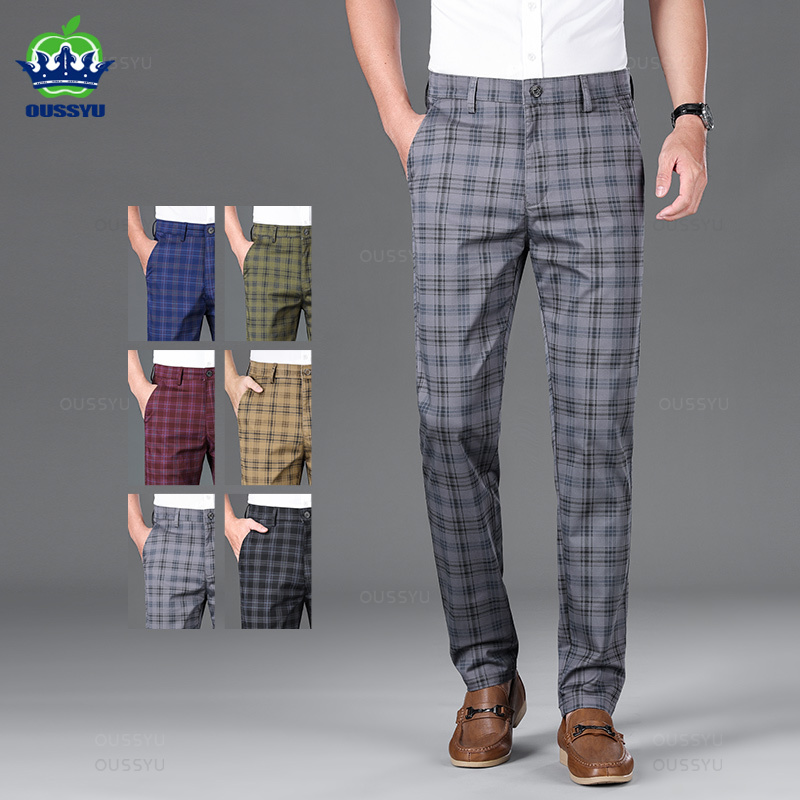Quality Winter Clothing Brand - OUSSYU Marchio di abbigliamento Pantaloni scozzesi