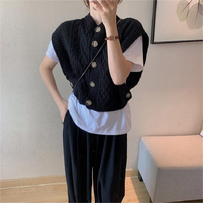 Gilet cardigan lavorato a magl - Winter Clothing Korean recensione e prezzo