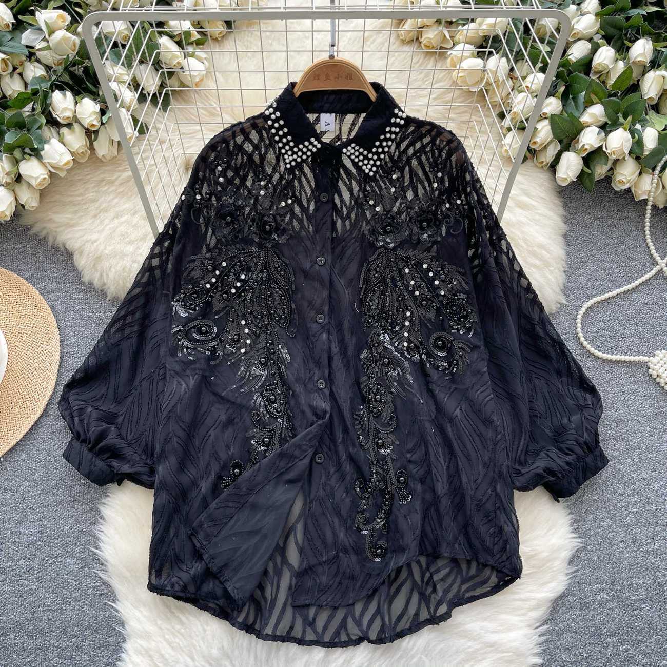 Camicia con bottoni lucidi da  - Winter Clothing Korean recensione e prezzo