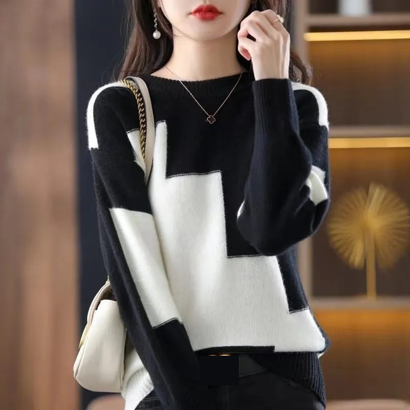 Moda O-Collo Impiombato Maglio - Winter Clothing Korean recensione e prezzo